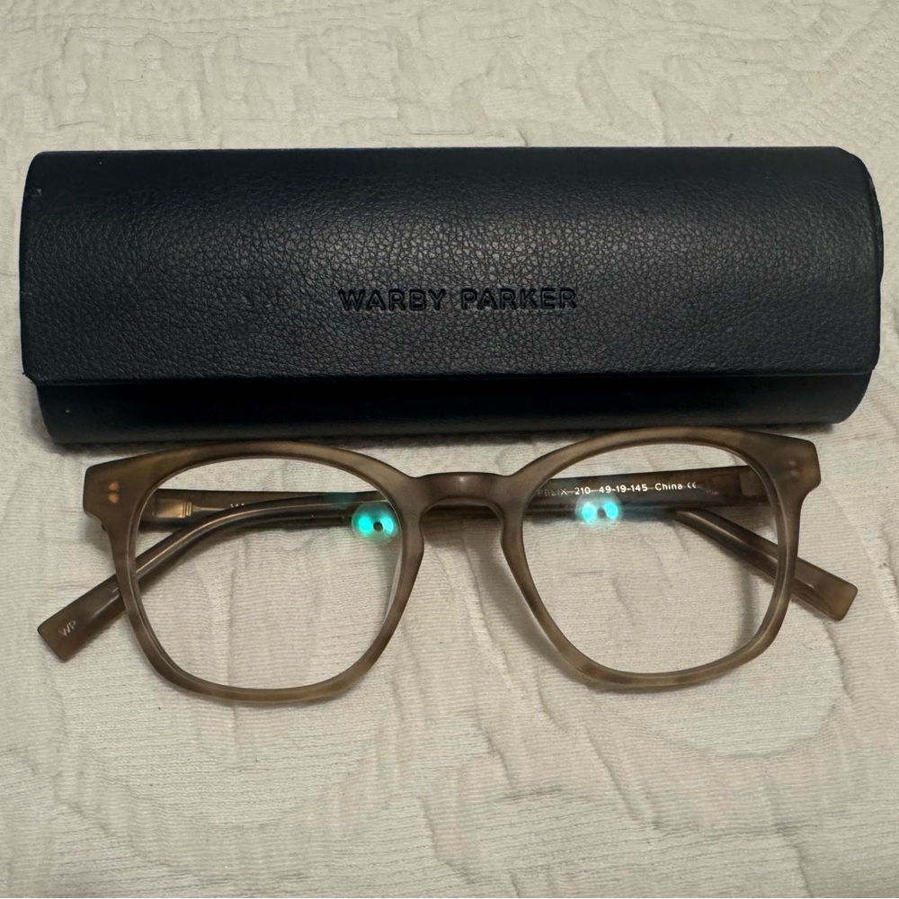 Warby Parker Tortoiseshell Blue Light Glasses